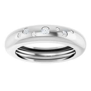14K White Gold .08 CTW Lab-Grown Diamond Ring Size 4.5 – image 3