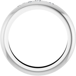 14K White Gold .08 CTW Lab-Grown Diamond Ring Size 10 – image 2