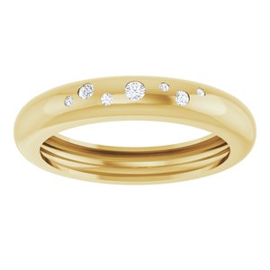 14K Yellow Gold .08 CTW Lab-Grown Diamond Ring Size 10 – image 3