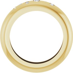 14K Yellow Gold .08 CTW Lab-Grown Diamond Ring Size 4.5 – image 2