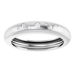 14K White Gold .08 CTW Lab-Grown Diamond Ring Size 9 – image 3