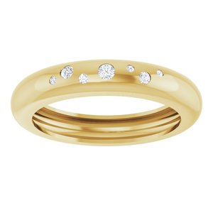 14K Yellow Gold .08 CTW Lab-Grown Diamond Ring Size 9 – image 3