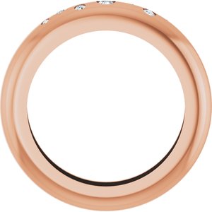 14K Rose Gold .08 CTW Natural Diamond Ring Size 5.5 – image 2