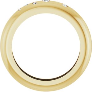 14K Yellow Gold .08 CTW Lab-Grown Diamond Ring Size 5.5 – image 2