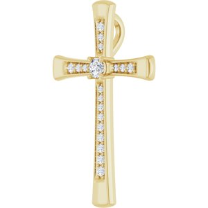 18K Yellow Gold 2.5 mm Round Pendant Mounting – image 3