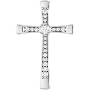 10K White Gold 2.5 mm Round Pendant Mounting