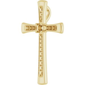 18K Yellow Gold 2.75 mm Round Pendant Mounting – image 4