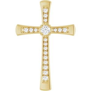 10K Yellow Gold 2.75 mm Round Pendant Mounting