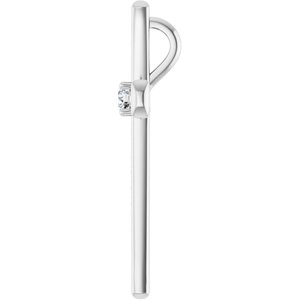Continuum Sterling Silver 2.75 mm Round Pendant Mounting – image 5