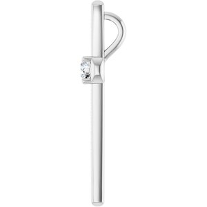 Continuum Sterling Silver 3.5 mm Round Pendant Mounting – image 5
