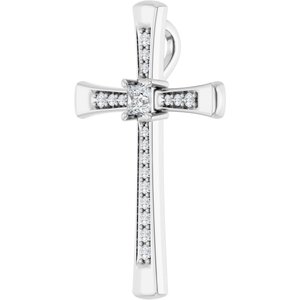 Continuum Sterling Silver 2.5x2.5 mm Square Pendant Mounting – image 3