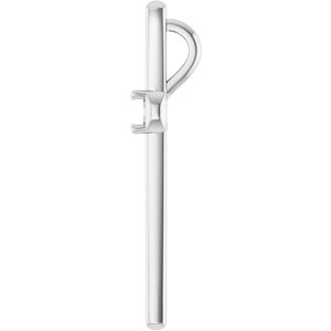 14K White Gold 3.4 mm Round Pendant Mounting – image 6