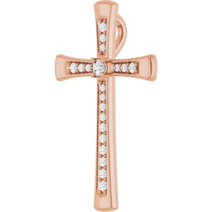 10K Rose Gold 2 mm Round Pendant Mounting – image 3