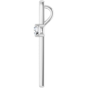 Continuum Sterling Silver 4.1 mm Round Pendant Mounting – image 5