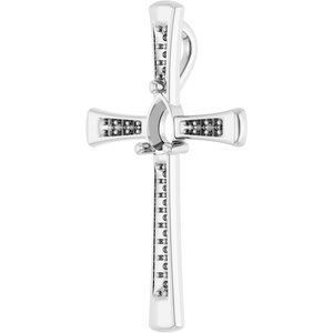 14K X1 White Gold 5.5x3.5 mm Pear Pendant Mounting – image 4