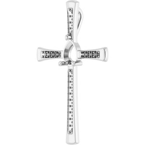Continuum Sterling Silver 8x6 mm Pear Pendant Mounting – image 4