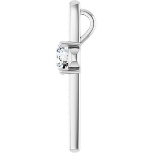 Platinum 7.4 mm Round Pendant Mounting – image 5