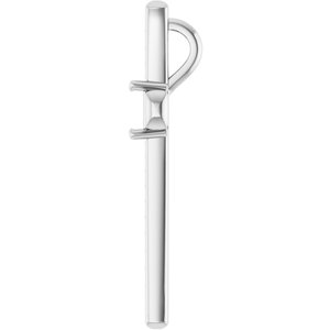 Platinum 3.75x3.75 mm Square Pendant Mounting – image 6