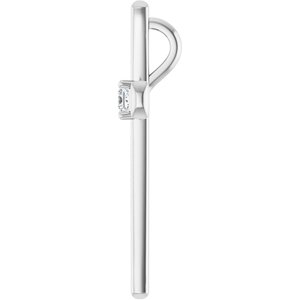 Platinum 2.25x2.25 mm Square Pendant Mounting – image 5