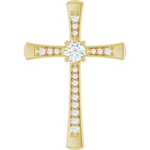 14K Yellow Gold 3.75 mm Round Pendant Mounting