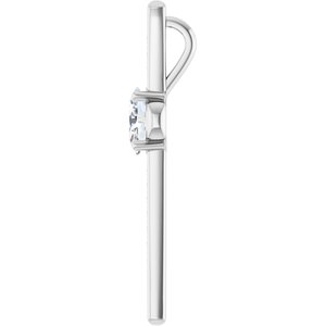 Continuum Sterling Silver 7x5 mm Oval Pendant Mounting – image 5