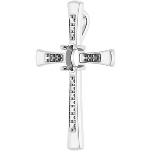 14K X1 White Gold 6x4 mm Oval Pendant Mounting – image 4