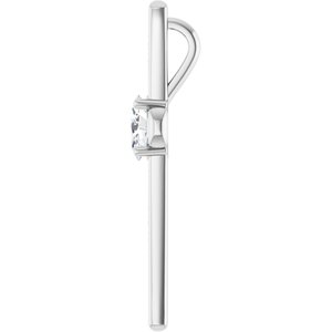 Sterling Silver 6x4 mm Oval Pendant Mounting – image 5