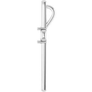 Platinum 6x4 mm Oval Pendant Mounting – image 6