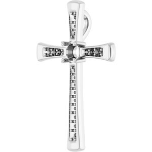 14K X1 White Gold 3.8 mm Round Pendant Mounting – image 4