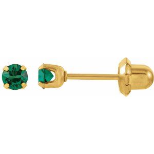 Inverness® Piercing Birthstone Stud Earrings