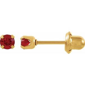 Inverness® Piercing Birthstone Stud Earrings