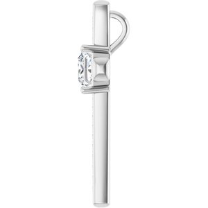 Sterling Silver 6.5x6.5 mm Square Pendant Mounting – image 5
