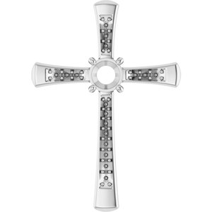 Continuum Sterling Silver 4.8 mm Round Pendant Mounting – image 2
