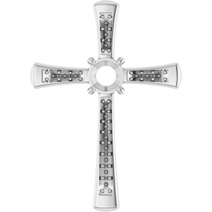 Sterling Silver 5.2 mm Round Pendant Mounting – image 2