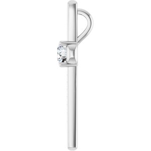 Continuum Sterling Silver 5.2 mm Round Pendant Mounting – image 5
