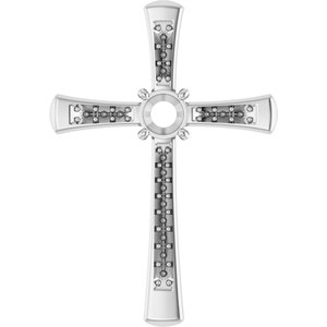 Sterling Silver 4.4 mm Round Pendant Mounting – image 2