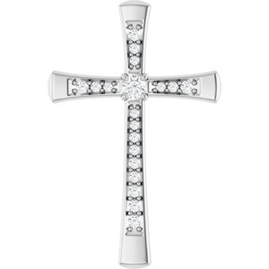 10K White Gold 2.25 mm Round Pendant Mounting