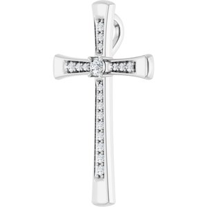 14K X1 White Gold 2.25 mm Round Pendant Mounting – image 3