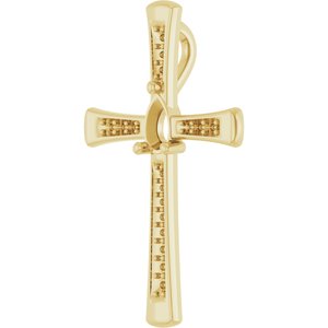 18K Yellow Gold 5x3 mm Pear Pendant Mounting – image 4