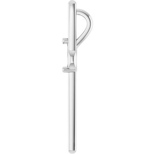 14K X1 White Gold 5x3 mm Pear Pendant Mounting – image 6