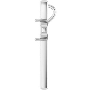 Sterling Silver 7.5x7.5 mm Square Pendant Mounting – image 6