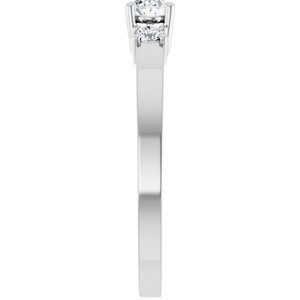 10K White Gold 4.5x3.5 mm Oval Ring Mounting – image 7