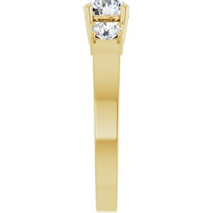 14K Yellow Gold 5.2 mm Round Ring Mounting – image 7