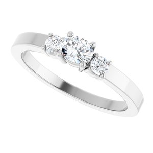 Sterling Silver 4.5x3.5 mm Oval Ring Mounting – image 8