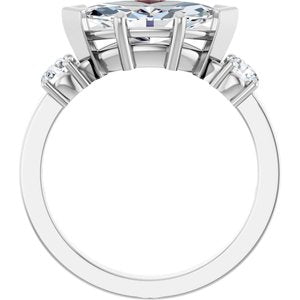Sterling Silver 12x6 mm Marquise Ring Mounting – image 3