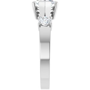 Platinum 12x6 mm Marquise Ring Mounting – image 7