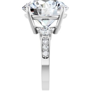 Continuum Sterling Silver 15 mm Round Ring Mounting – image 7