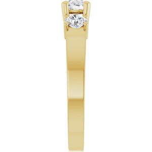 18K Yellow Gold 6x4 mm Elongated Cushion Ring Mounting – image 7