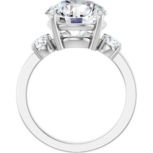 Platinum 11 mm Round Ring Mounting – image 3