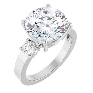 Platinum 11 mm Round Ring Mounting